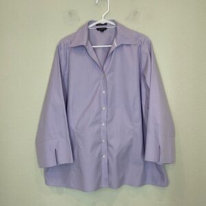 Lands' End Lavender Blouse